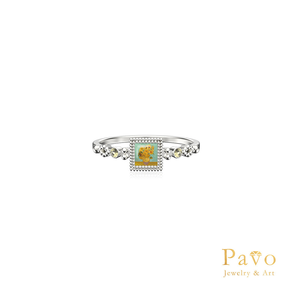 戒指 名畫鑲嵌系列