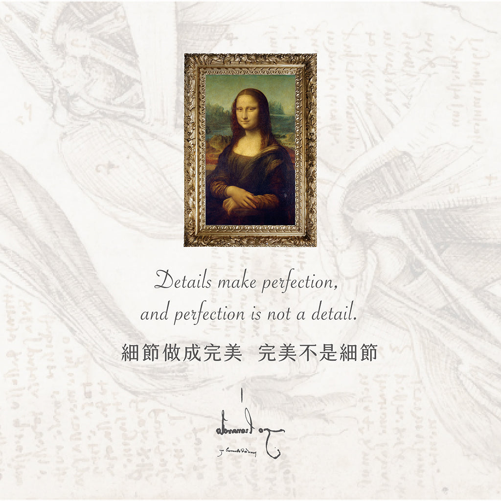 達文西《蒙娜麗莎的微笑》簽名經典蠟燭