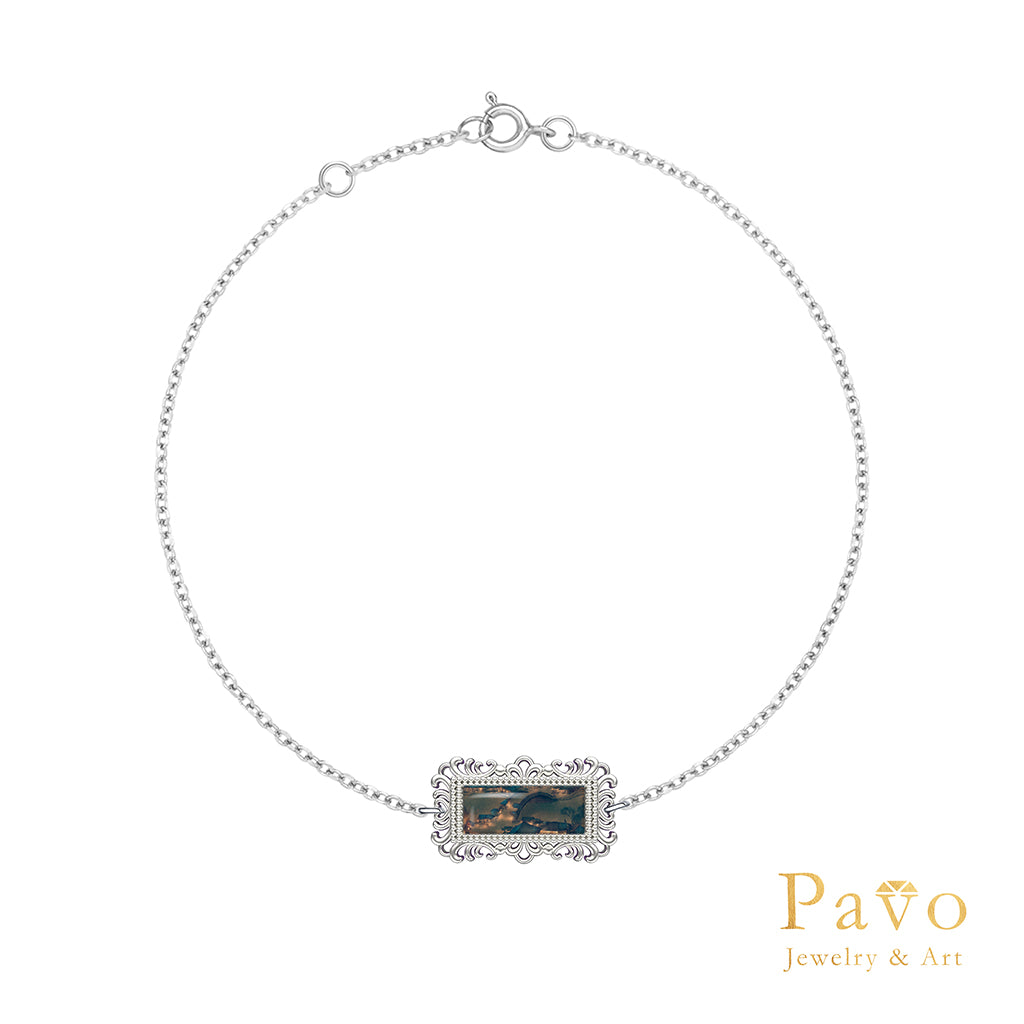 夜景《清明上河圖》藝術鑲嵌手鍊系列