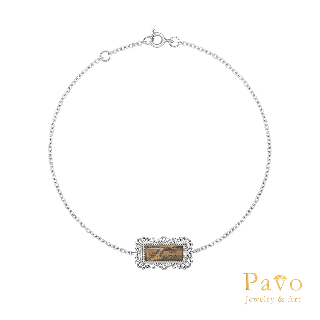 日景《清明上河圖》藝術鑲嵌手鍊系列