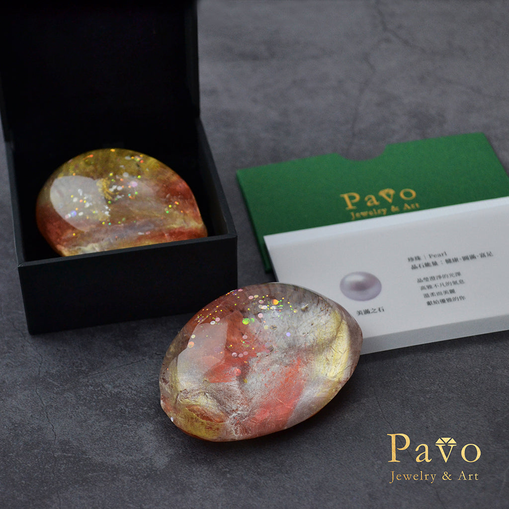 六月誕生石《珍珠》藝術寶石皂共生系列