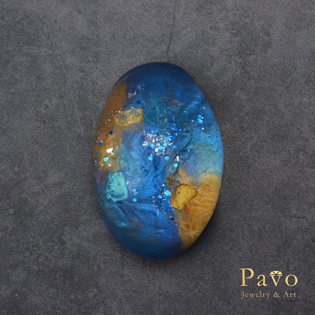 九月誕生石《藍寶石》藝術寶石皂共生系列