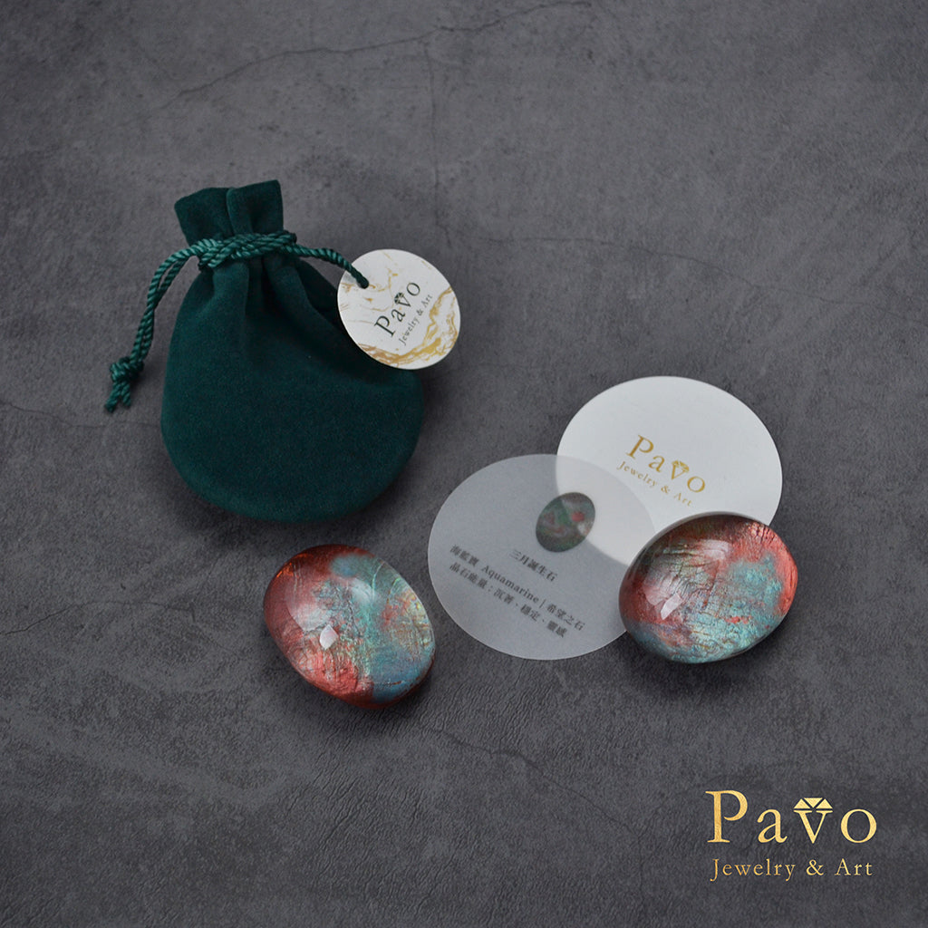 三月誕生石《海水藍寶》藝術寶石皂共生系列