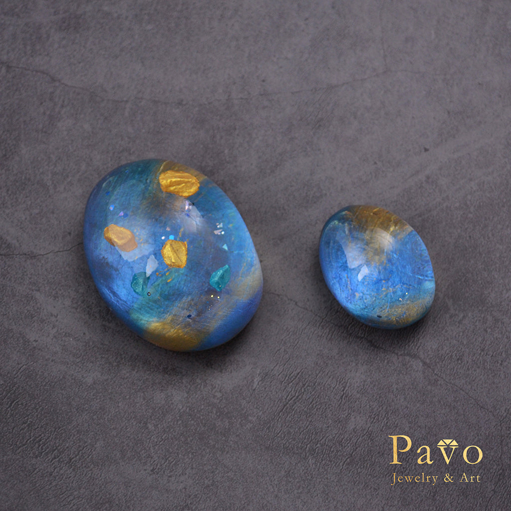 九月誕生石《藍寶石》藝術寶石皂共生系列