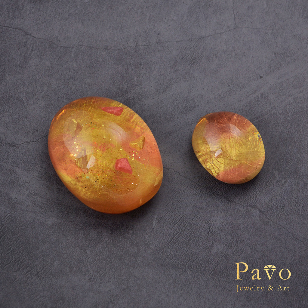 十一月誕生石《黃水晶》藝術寶石皂共生系列