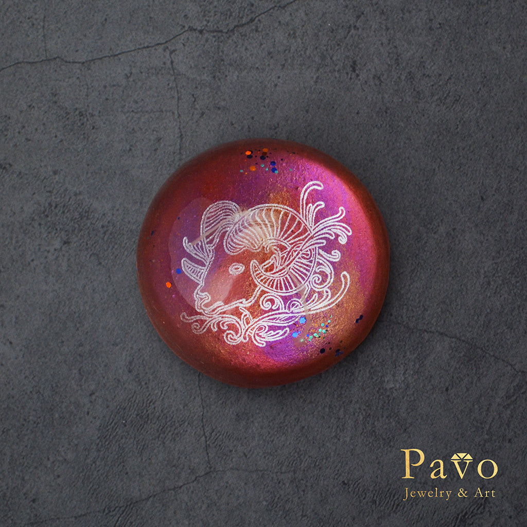 前進者《牡羊座 Aries》藝術寶石皂星座系列