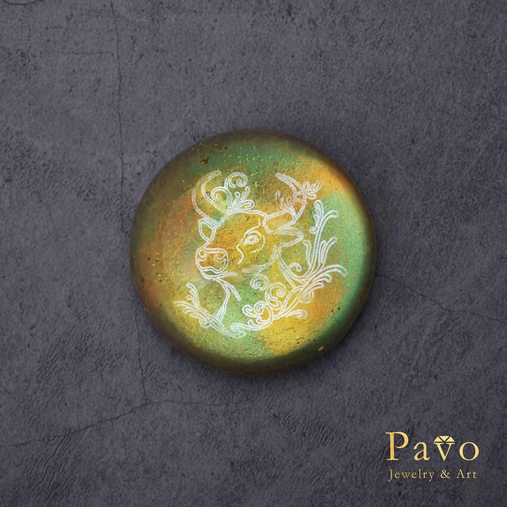 堅持者《金牛座 Taurus 》藝術寶石皂星座系列