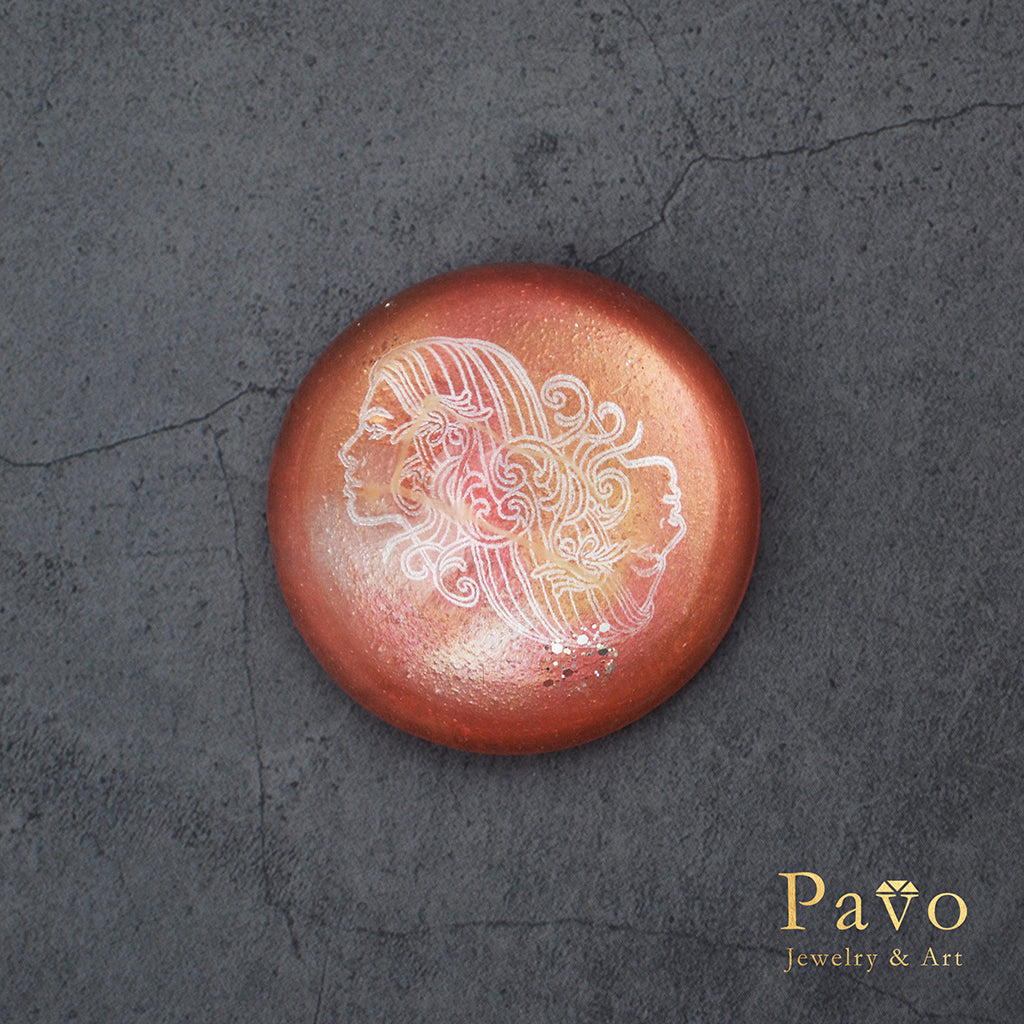 好奇者《雙子座 Gemini 》藝術寶石皂星座系列