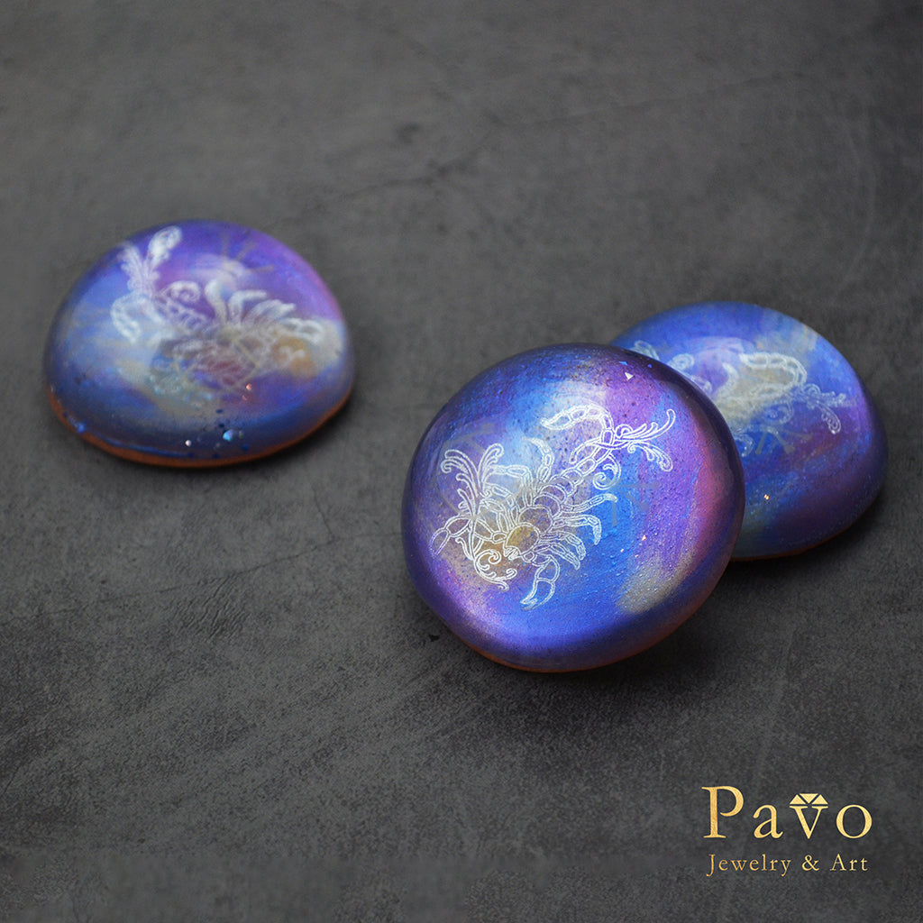 洞察者《天蠍座 Scorpio 》藝術寶石皂星座系列