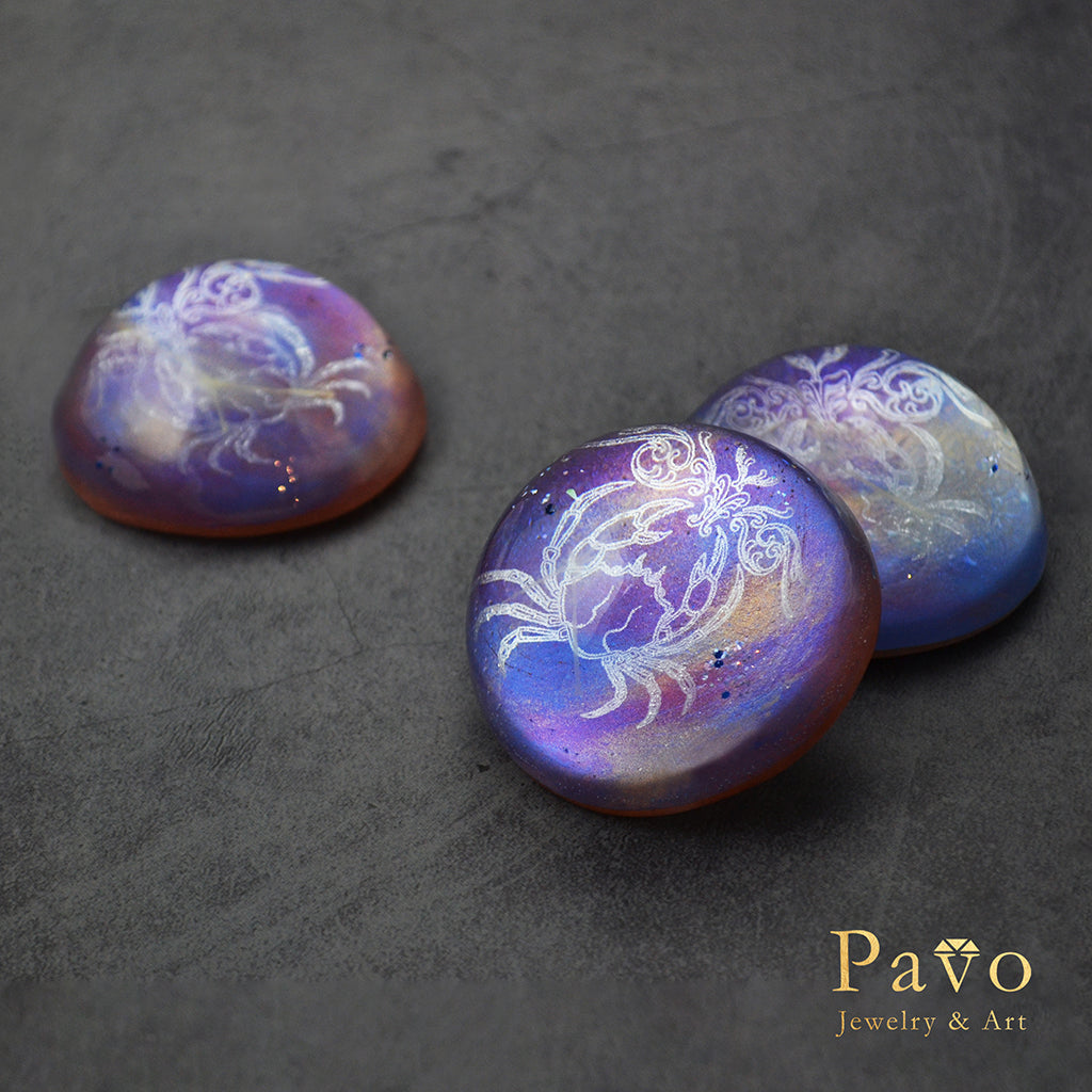 記憶者《巨蟹座 Cancer 》藝術寶石皂星座系列