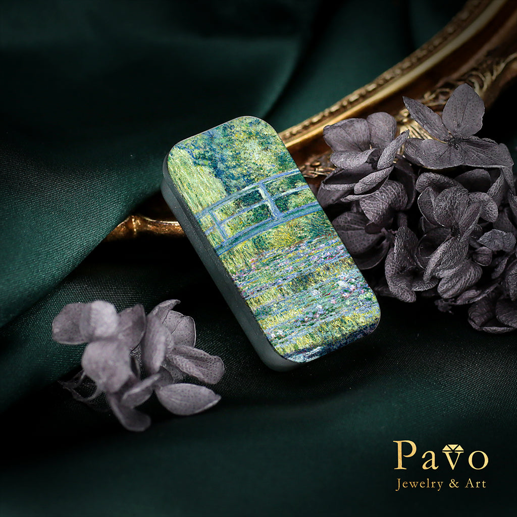 莫內《睡蓮和日本橋》固體香水