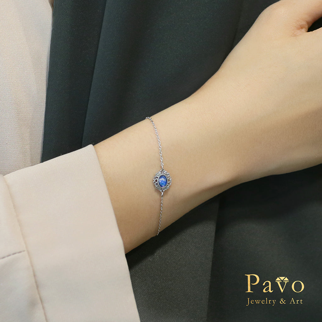 雷諾瓦《彈鋼琴的少女》藝術鑲嵌手鍊系列