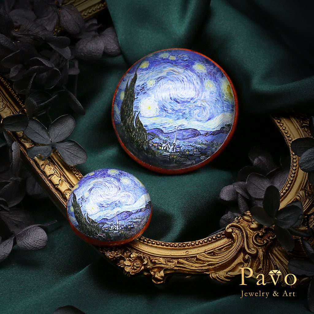梵谷《星夜》藝術寶石皂