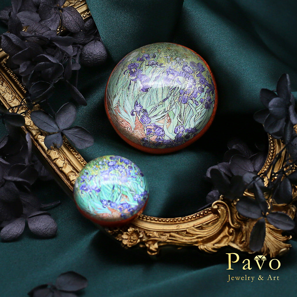 梵谷《鳶尾花》藝術寶石皂