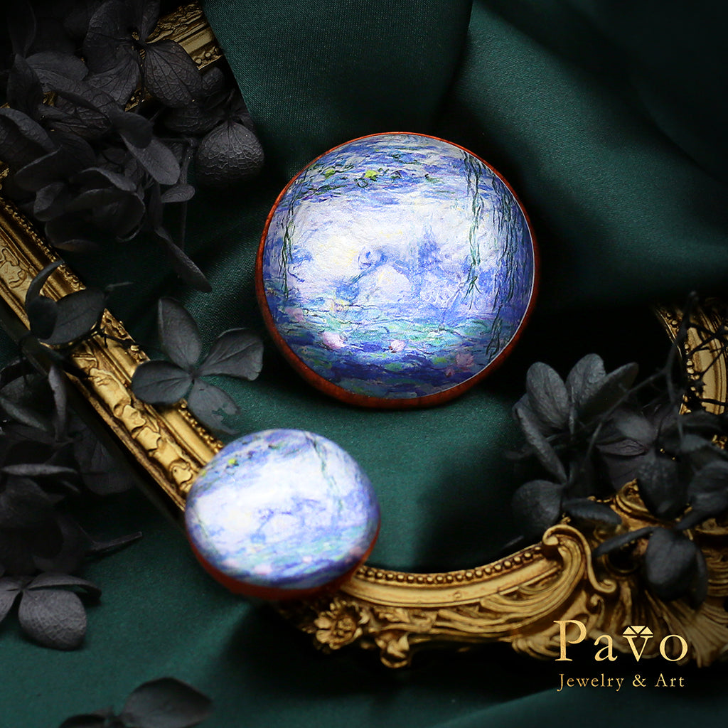 莫內《睡蓮》藝術寶石皂