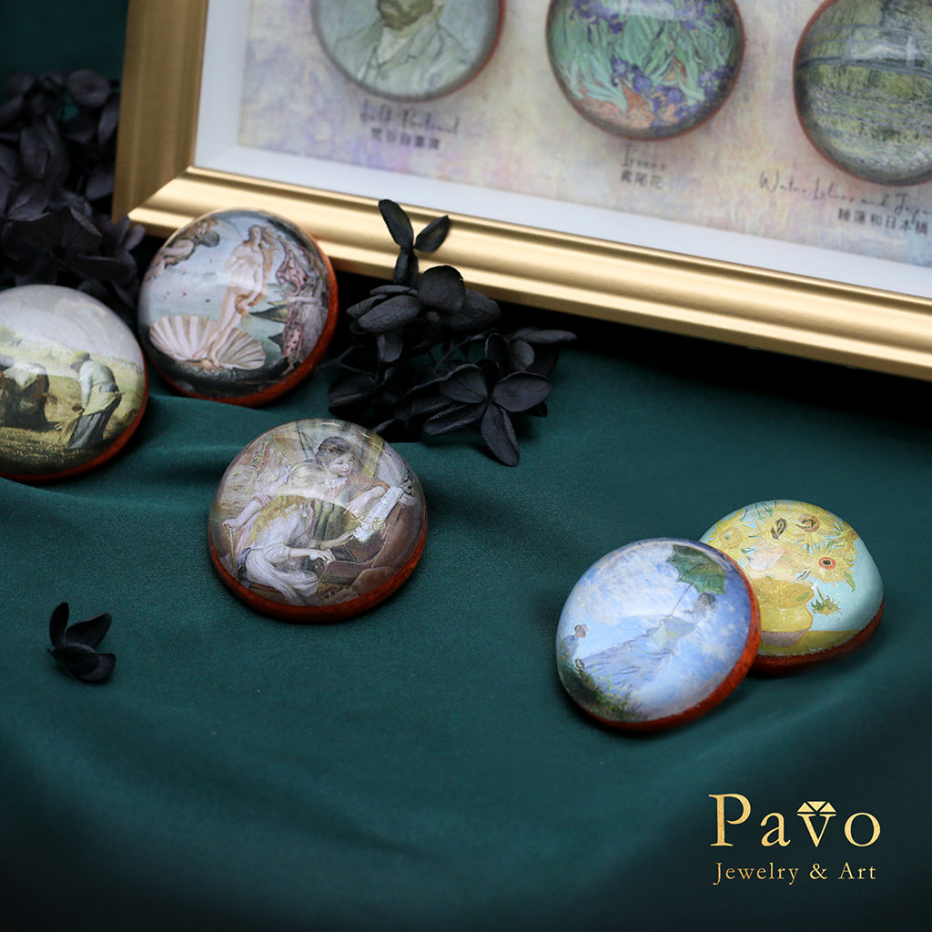 雷諾瓦《彈鋼琴的少女》藝術寶石皂