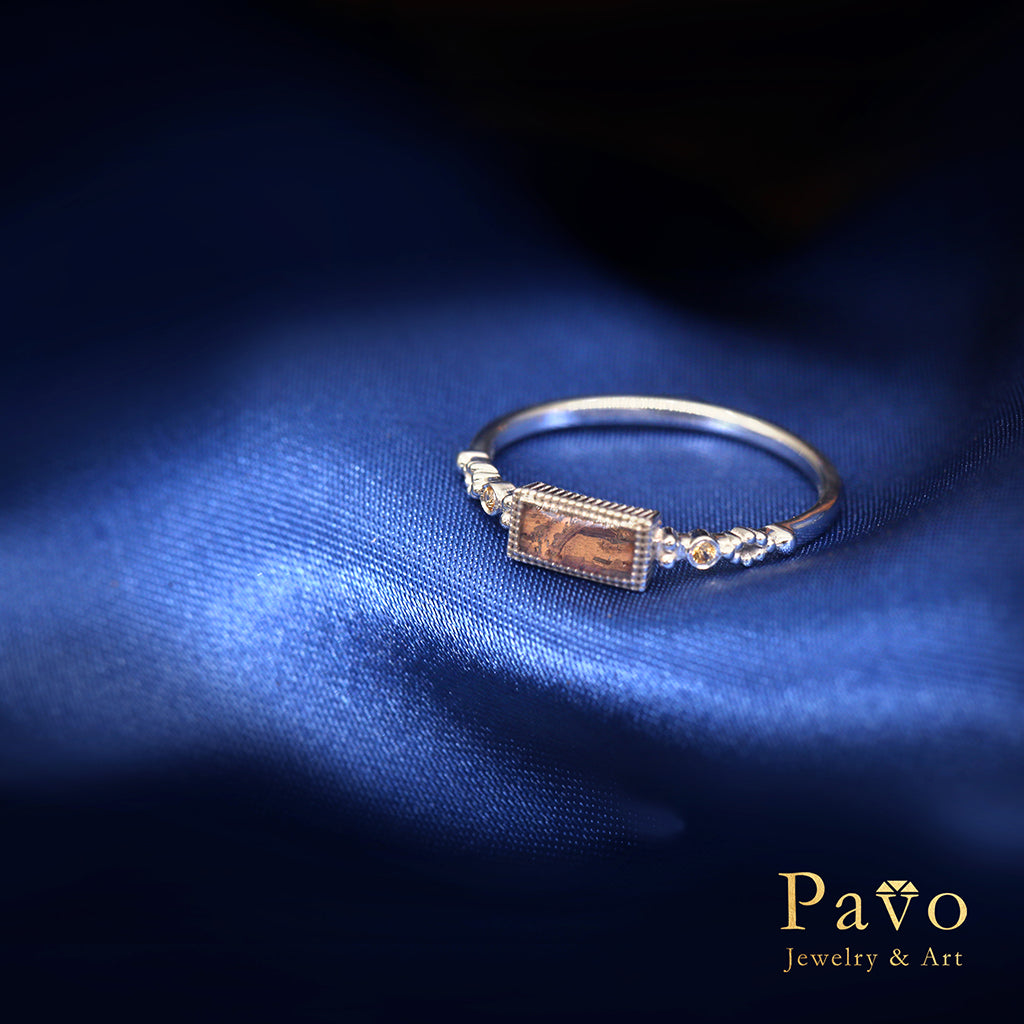 日景《清明上河圖》藝術鑲嵌戒指系列