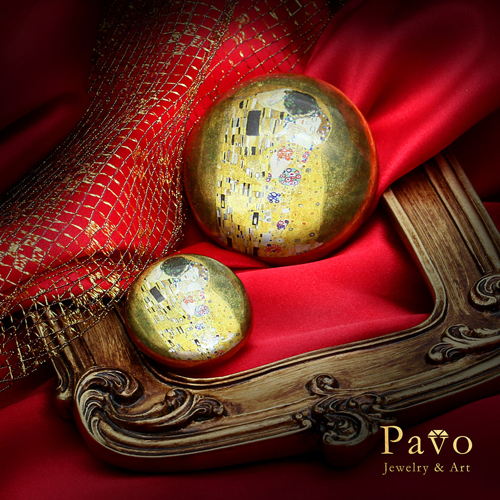 克林姆《吻》藝術寶石皂