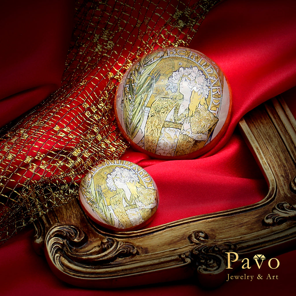 慕夏《吉絲夢妲》藝術寶石皂