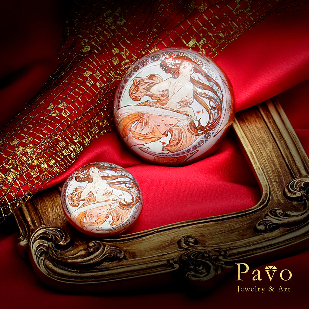 慕夏《舞蹈》藝術寶石皂