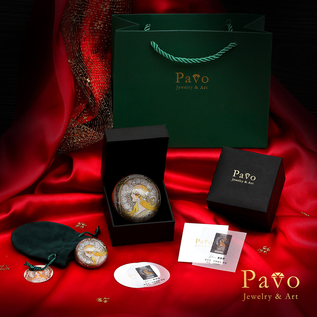 慕夏《舞蹈》藝術寶石皂