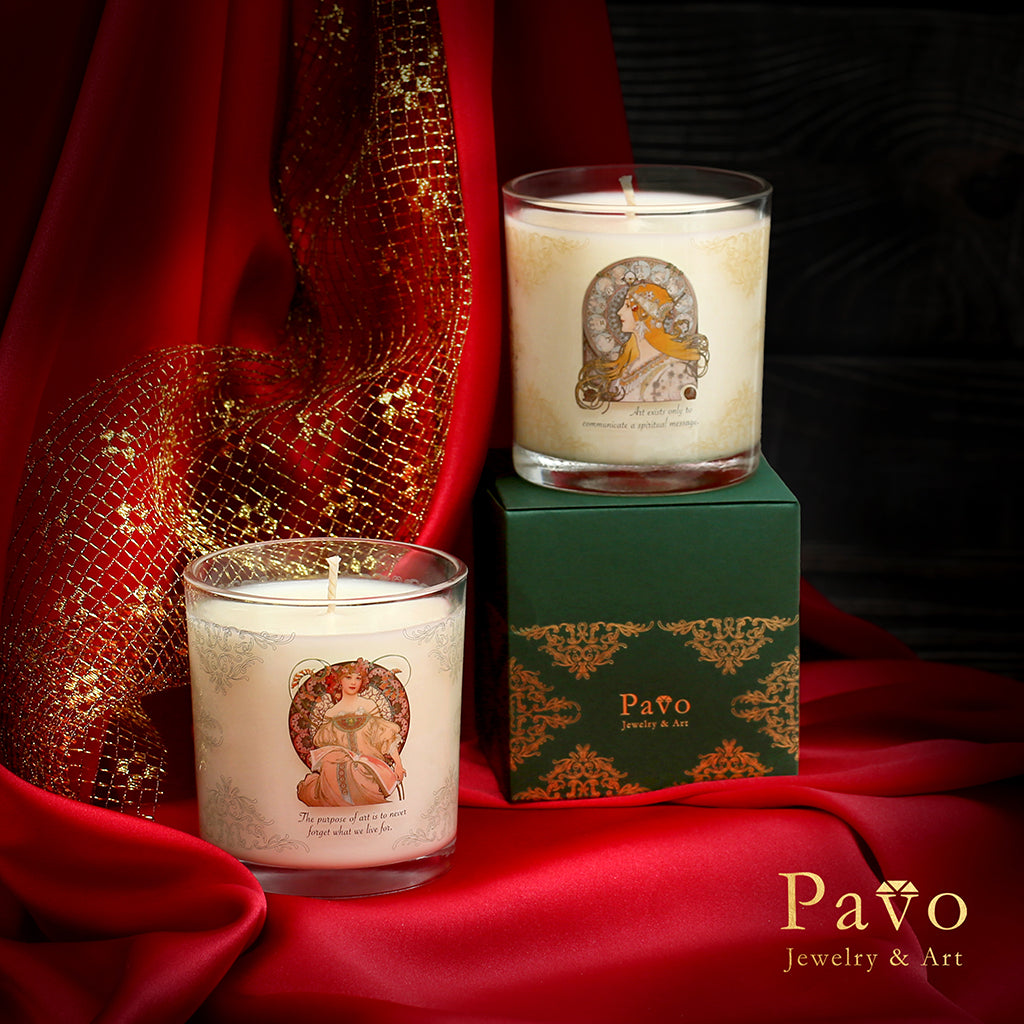 慕夏《黃道帶》簽名經典蠟燭