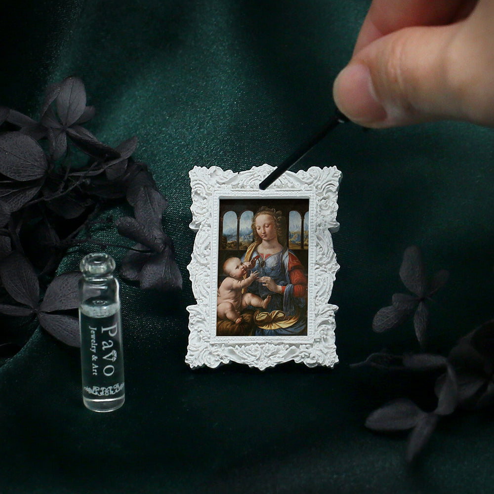 達文西《聖母的康乃馨》名畫擴香石