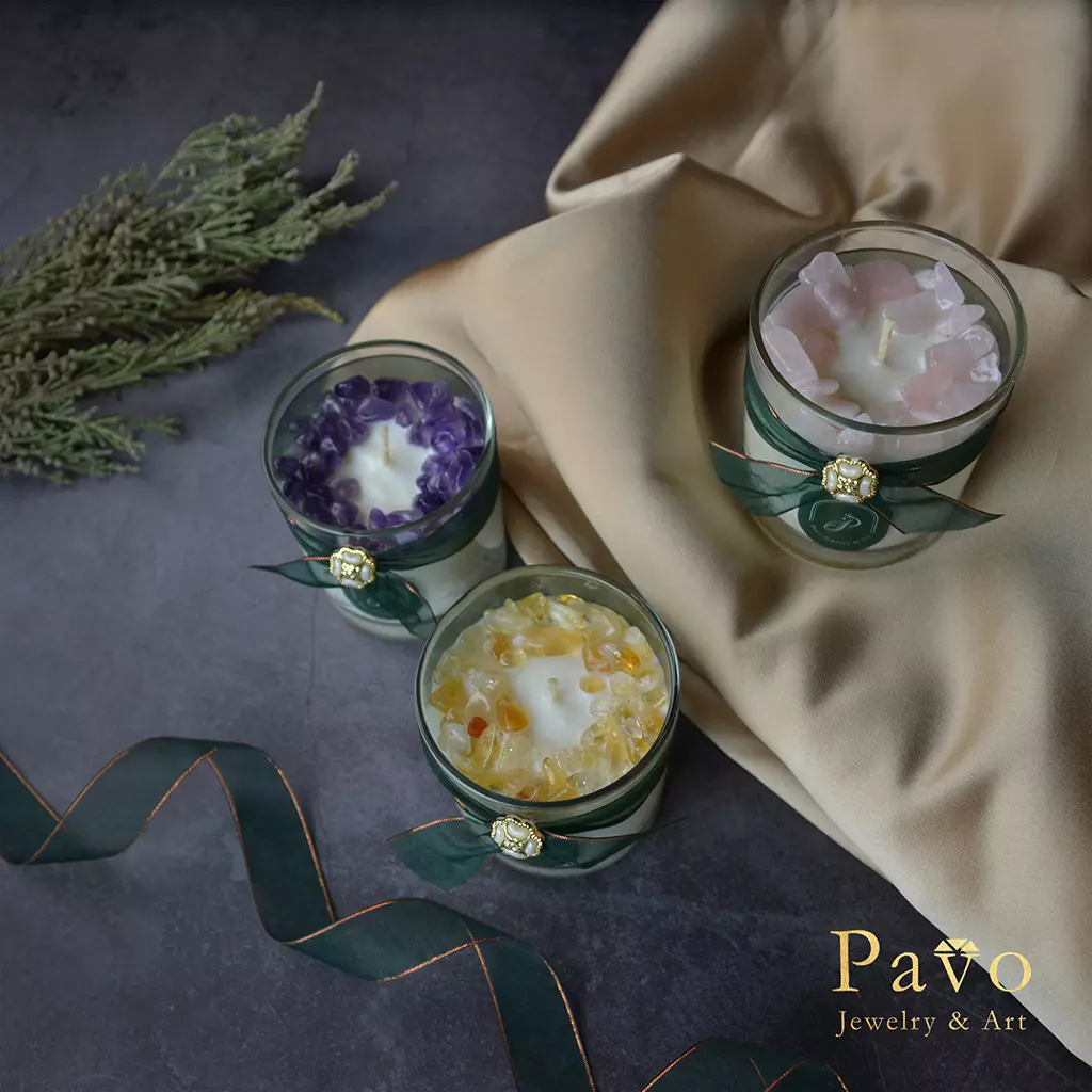 Pavo 專屬香氛水晶大豆蠟燭