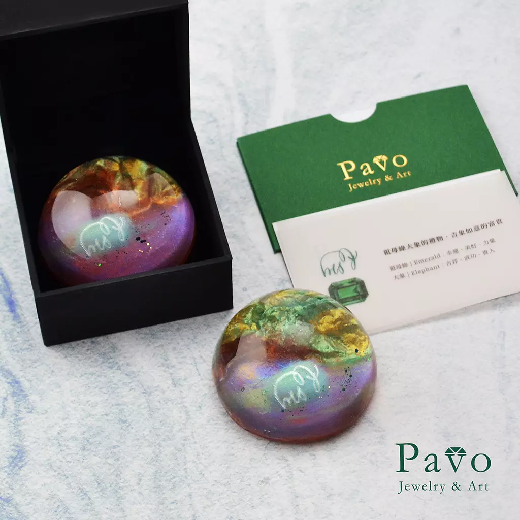 藝術寶石皂 Pavo x 守護動物系列- 祖母綠大象的禮物 送禮