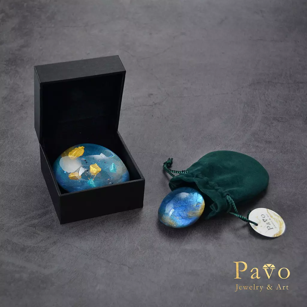 藝術寶石皂 -九月誕生石 迷你珍藏系列-藍寶石 Sapphire 禮盒