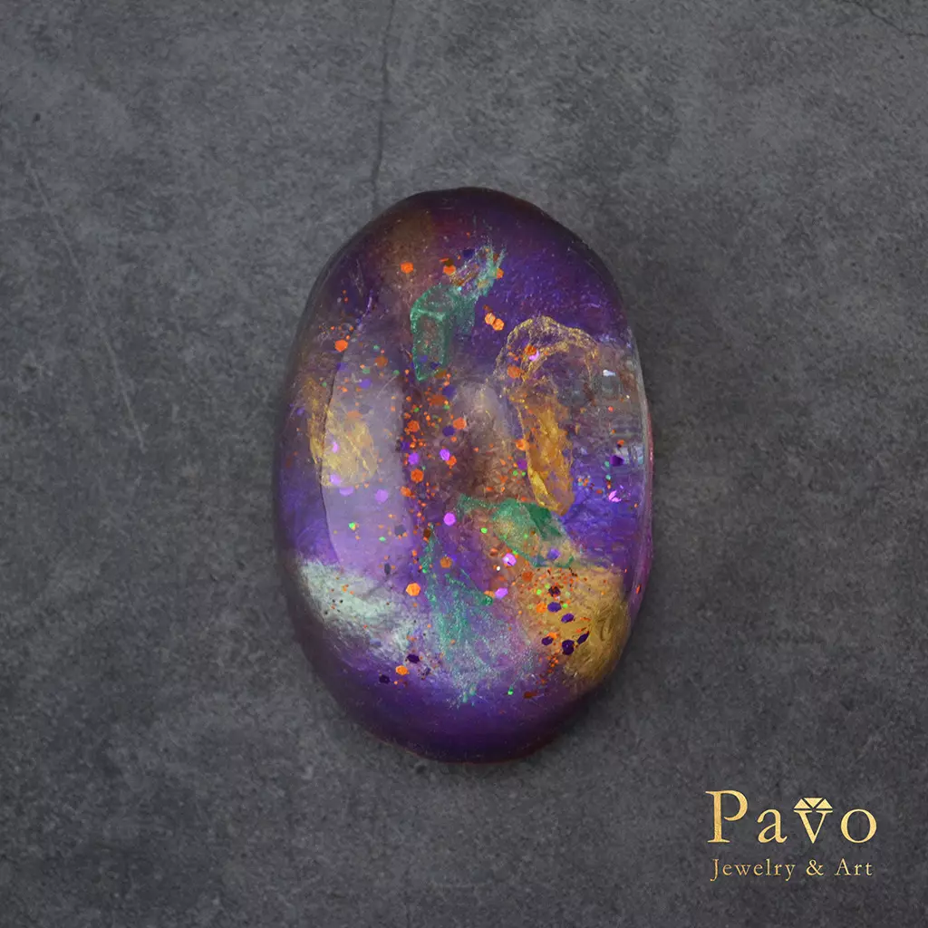 藝術寶石皂 二月誕生石 共生系列-紫水晶 Amethyst