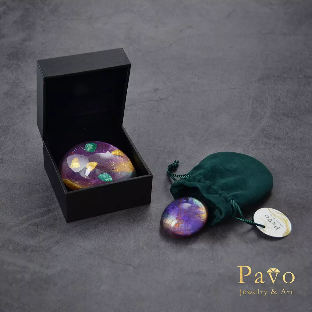 藝術寶石皂 -二月誕生石 迷你珍藏系列-紫水晶 Amethyst 禮盒
