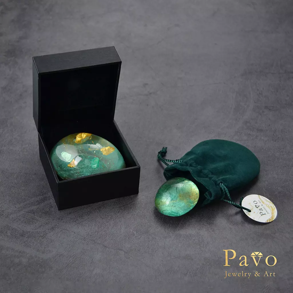 藝術寶石皂 -八月誕生石 迷你珍藏系列-橄欖石 Peridot 禮盒