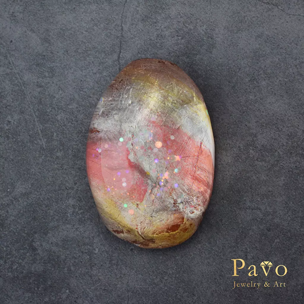 藝術寶石皂 六月誕生石 共生系列-珍珠 Pearl