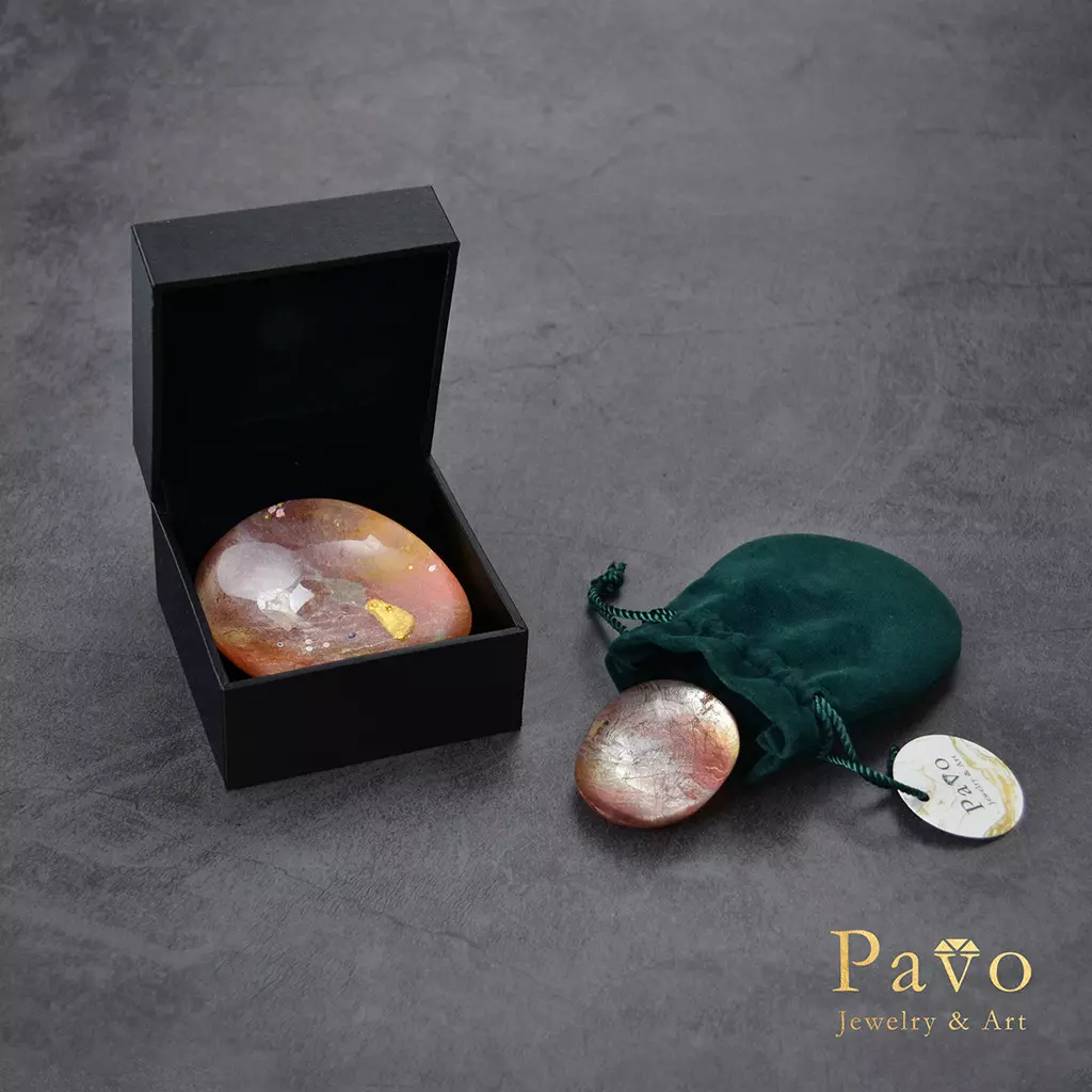 藝術寶石皂 -六月誕生石 迷你珍藏系列-珍珠 Pearl 禮盒