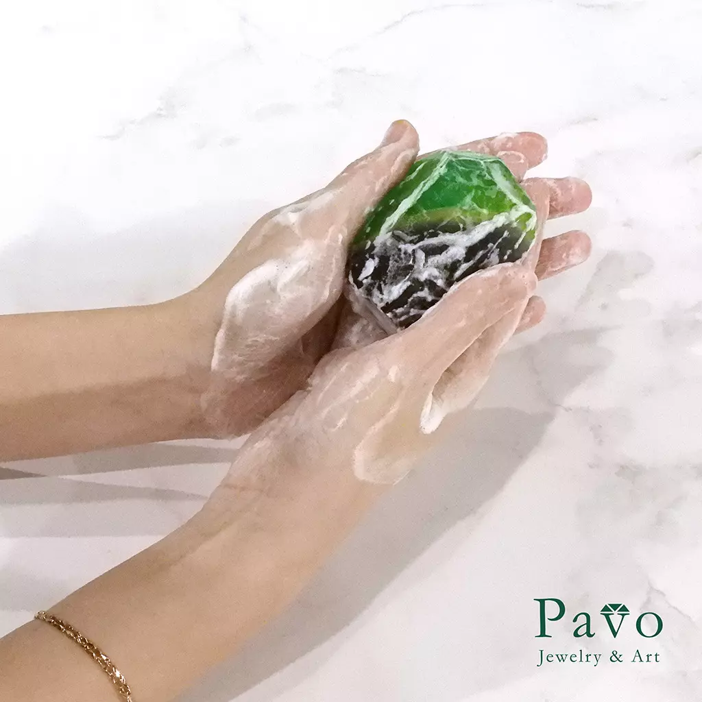 藝術寶石皂 十二月誕生石-土耳其石 Turquois 手洗
